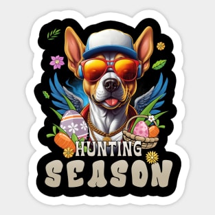 Hunting Season Deer Easter Egg Sticker